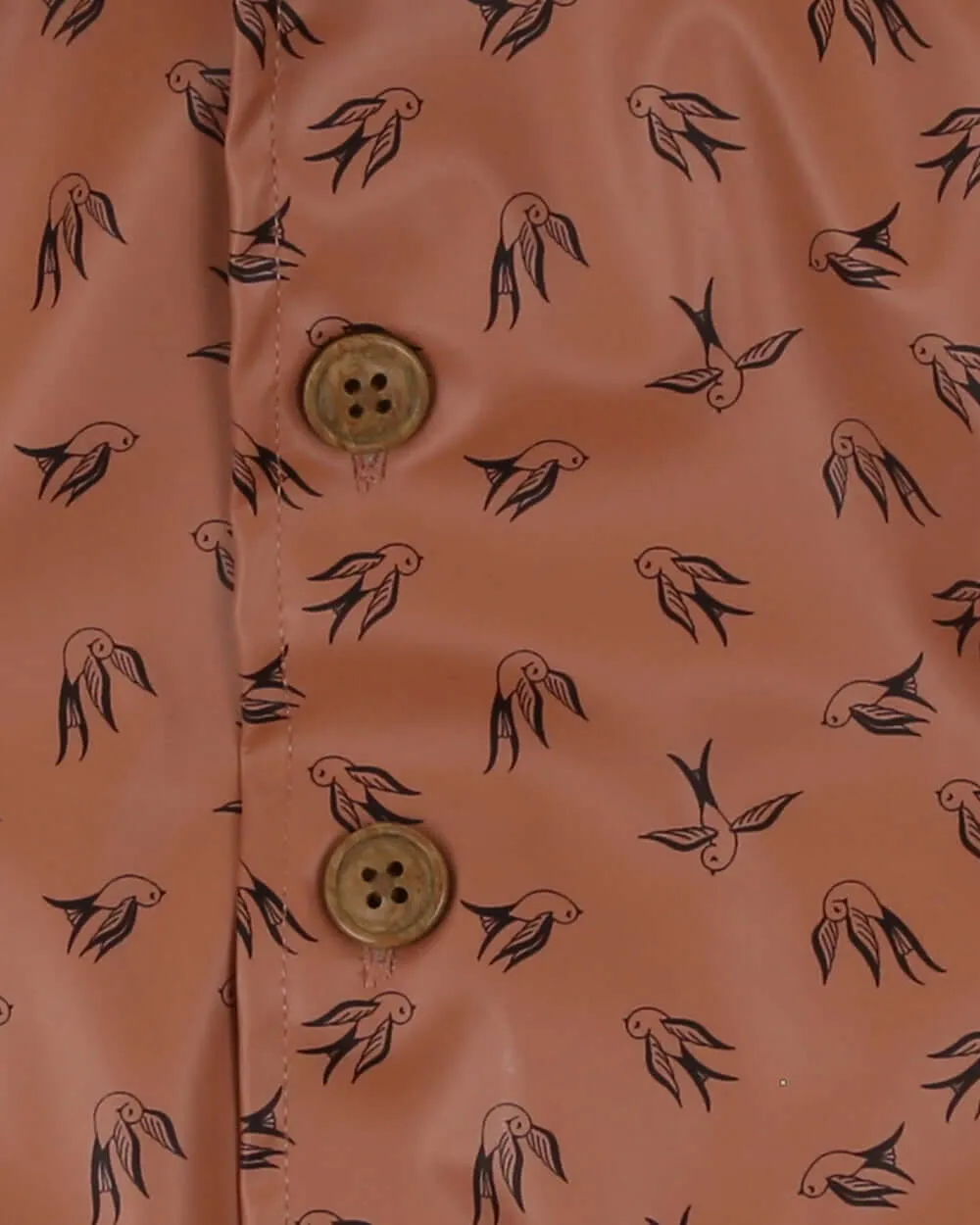 Bird Print Raincoat