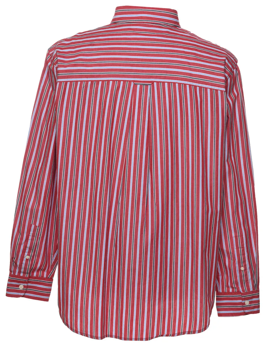 Chaps Striped Smart Shirt - L