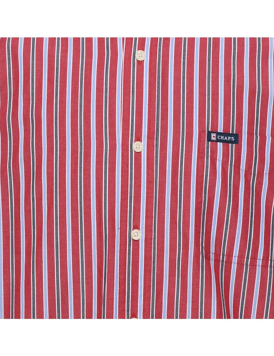 Chaps Striped Smart Shirt - L