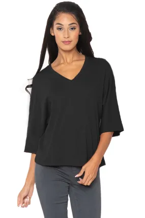 Cotton Tunic Top With Bell Sleeves LIOR