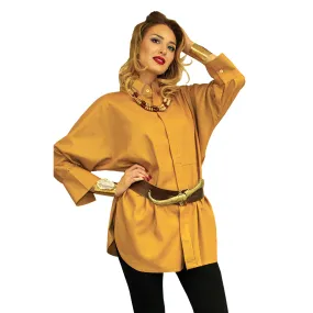 Dilemma Big Shirt in Gold - GDB 527