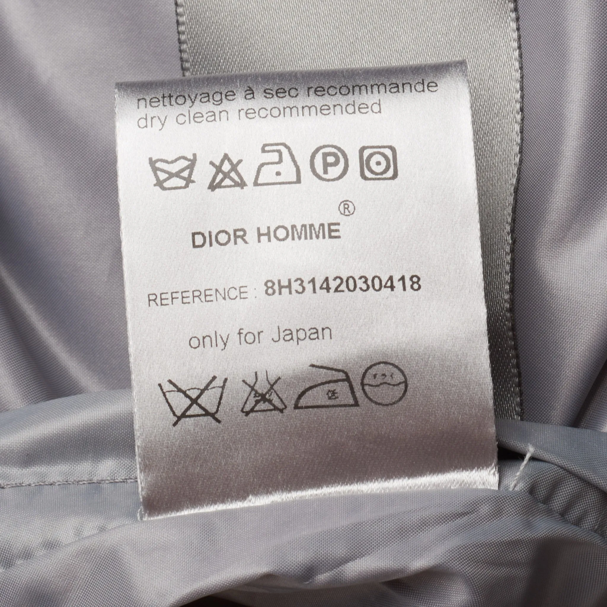 DIOR HOMME Gray Goose Down Vest EU 52 US L 8H 2008