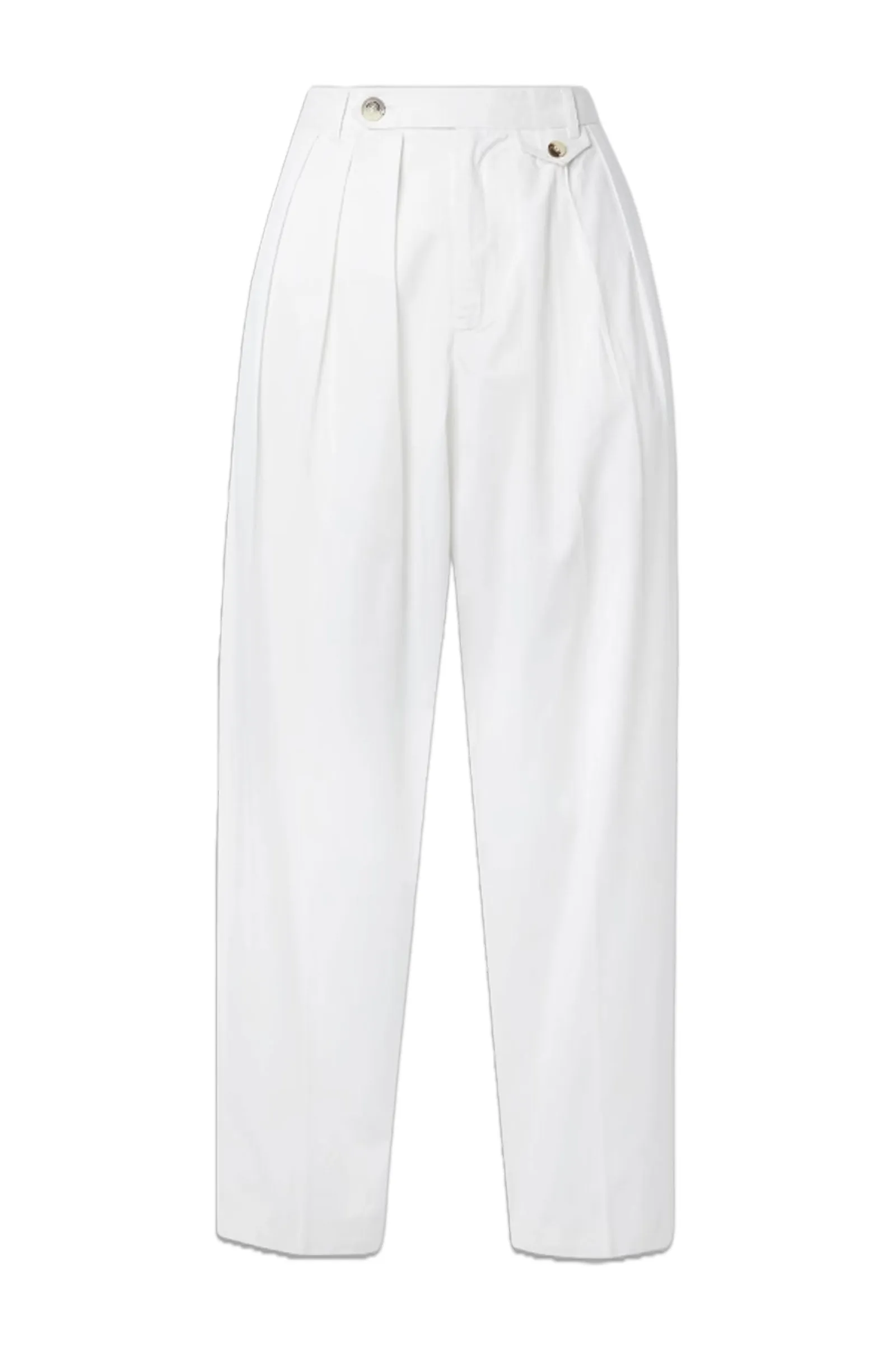 Grover Pleated Cotton-Twill Tapered Pants