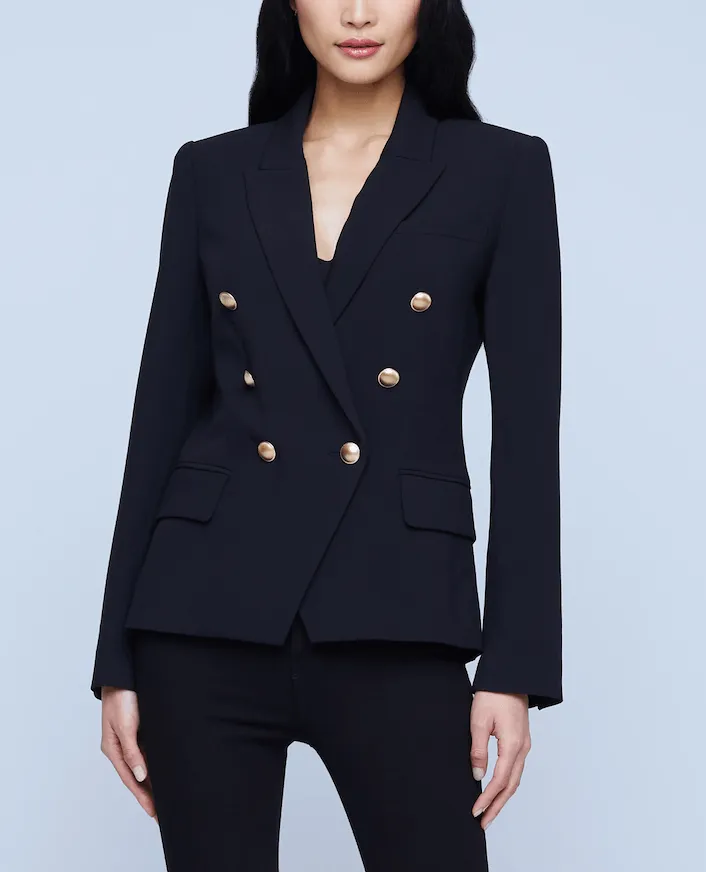 L'Agence Kenzie Double Breasted Blazer