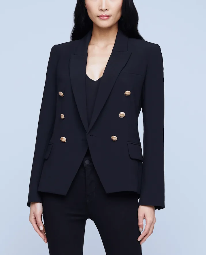 L'Agence Kenzie Double Breasted Blazer