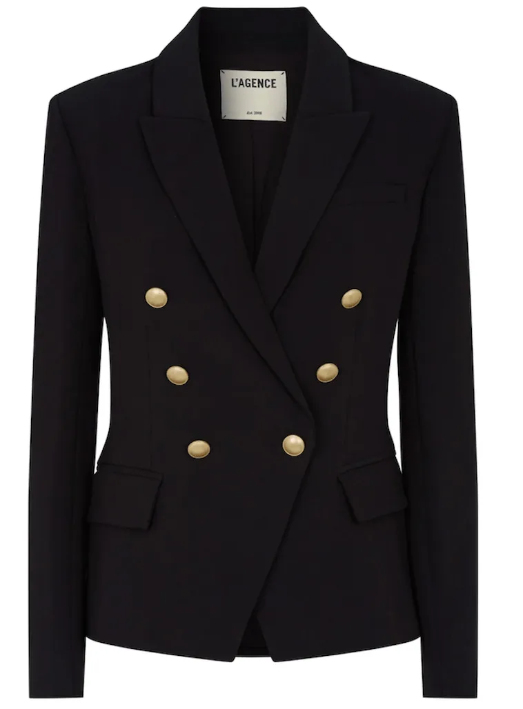 L'Agence Kenzie Double Breasted Blazer