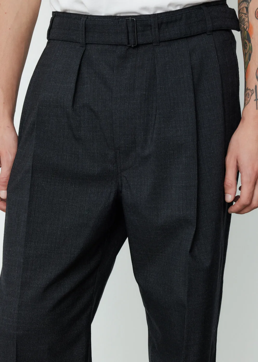 Loose Pleated Pants