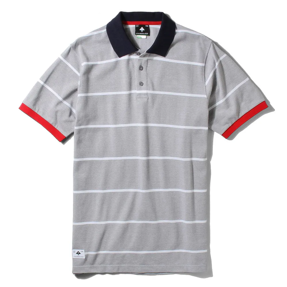 Lrg Core Collection Striped Polo Shirt Ash Heather