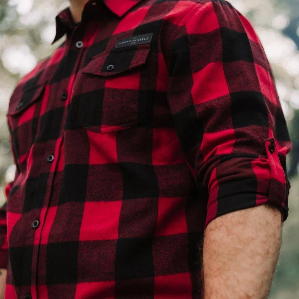 Men's Plaid Flannel - Buffalo