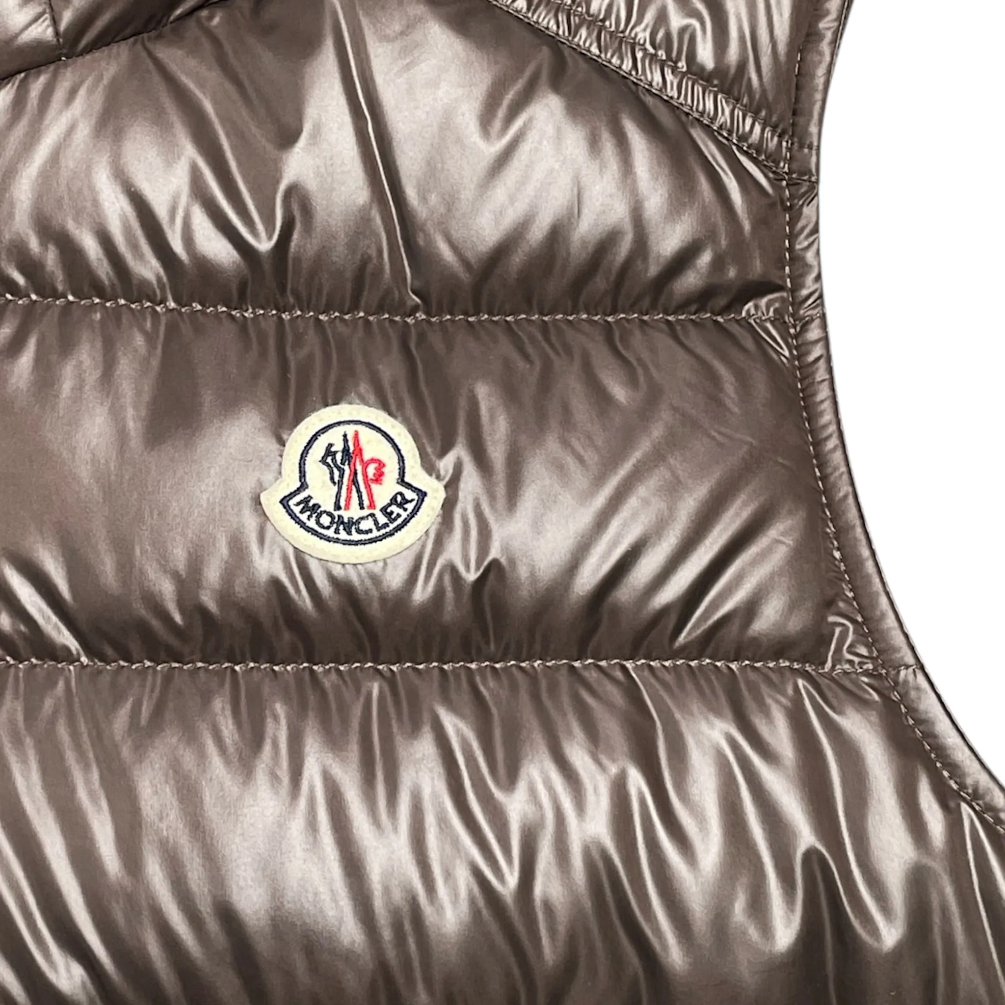 Moncler Barant Down Vest Dark Brown