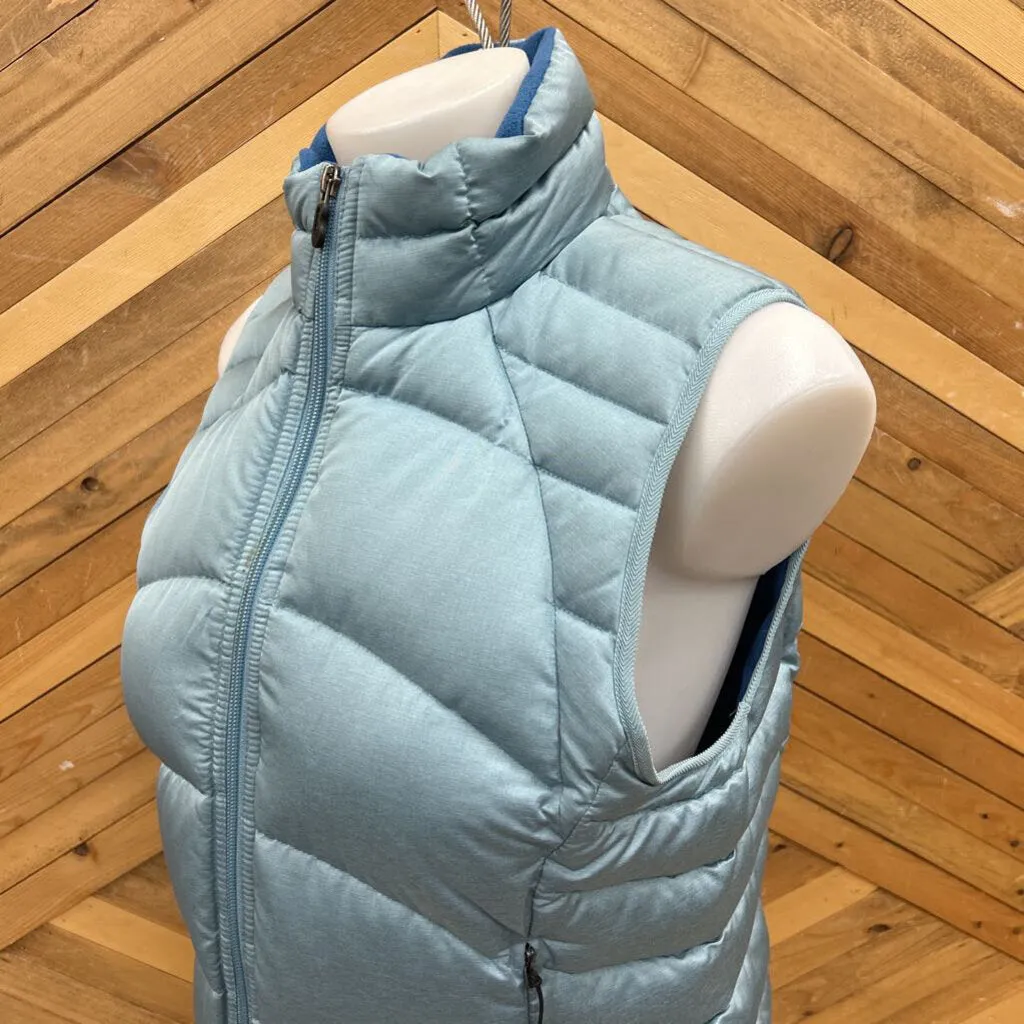 Patagonia - Women's Down Vest - MSRP $195: Blue-women-MD