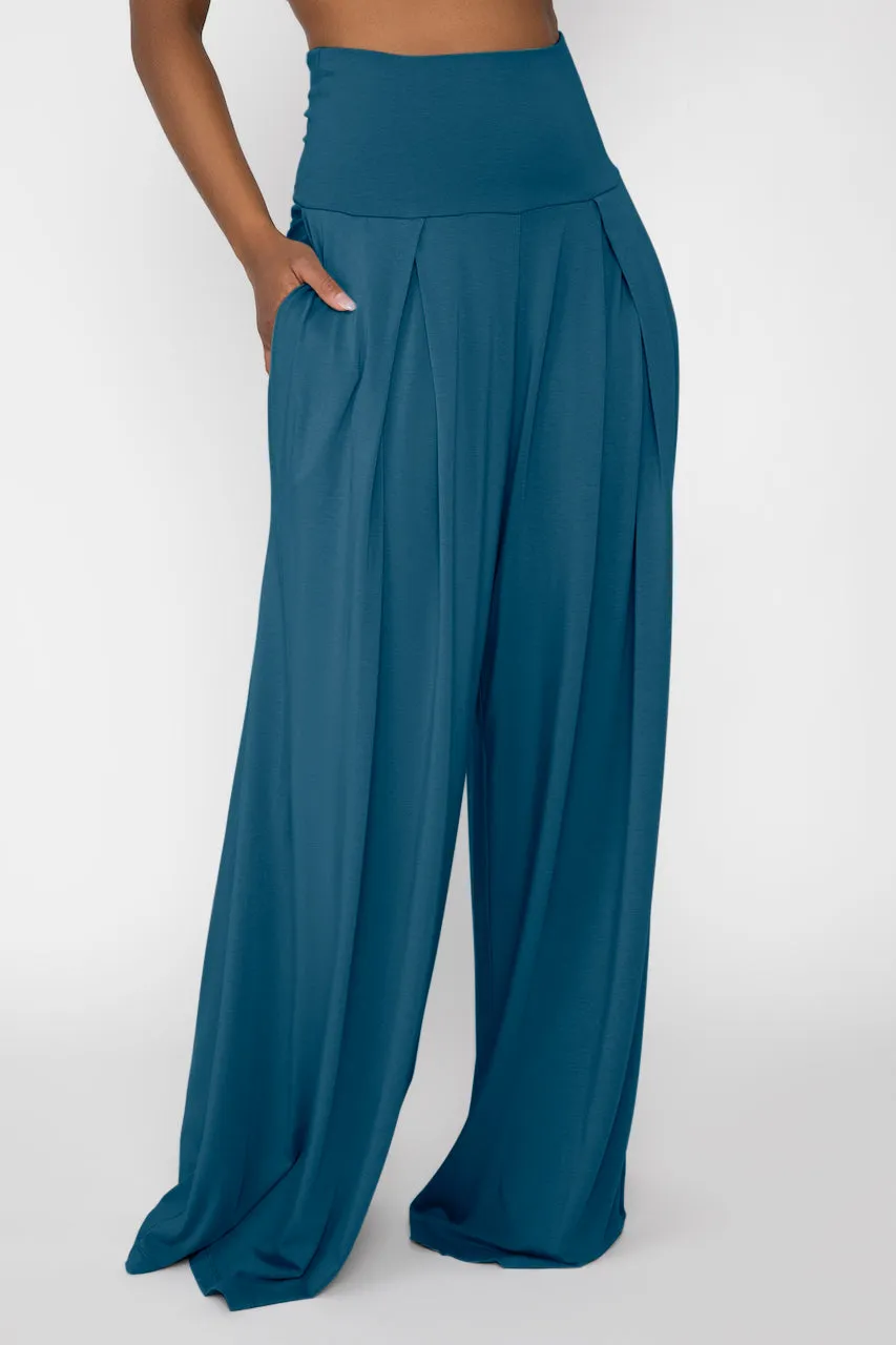 Pleated Maxi Pant