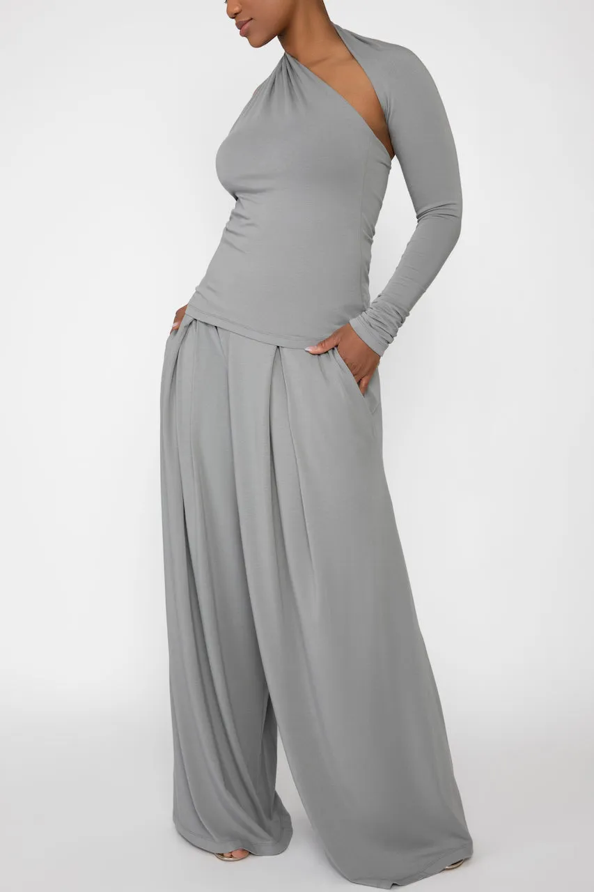 Pleated Maxi Pant