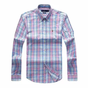 PRL Custom Fit Multi-Colored Striped Long Sleeve Shirt