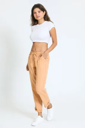 PULL ON CONVERTIBLE PANT - ORANGE