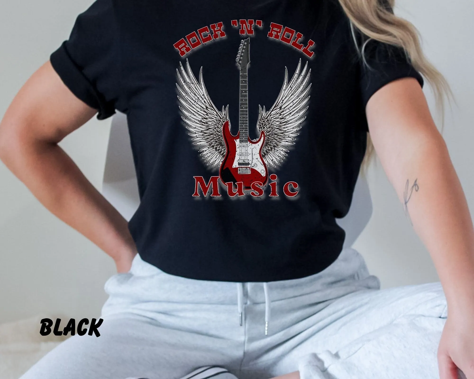 Rock N Roll Music Lover, Rock N Roll Shirt, Rock N Roll, Concert Tee, Rock T-Shirt