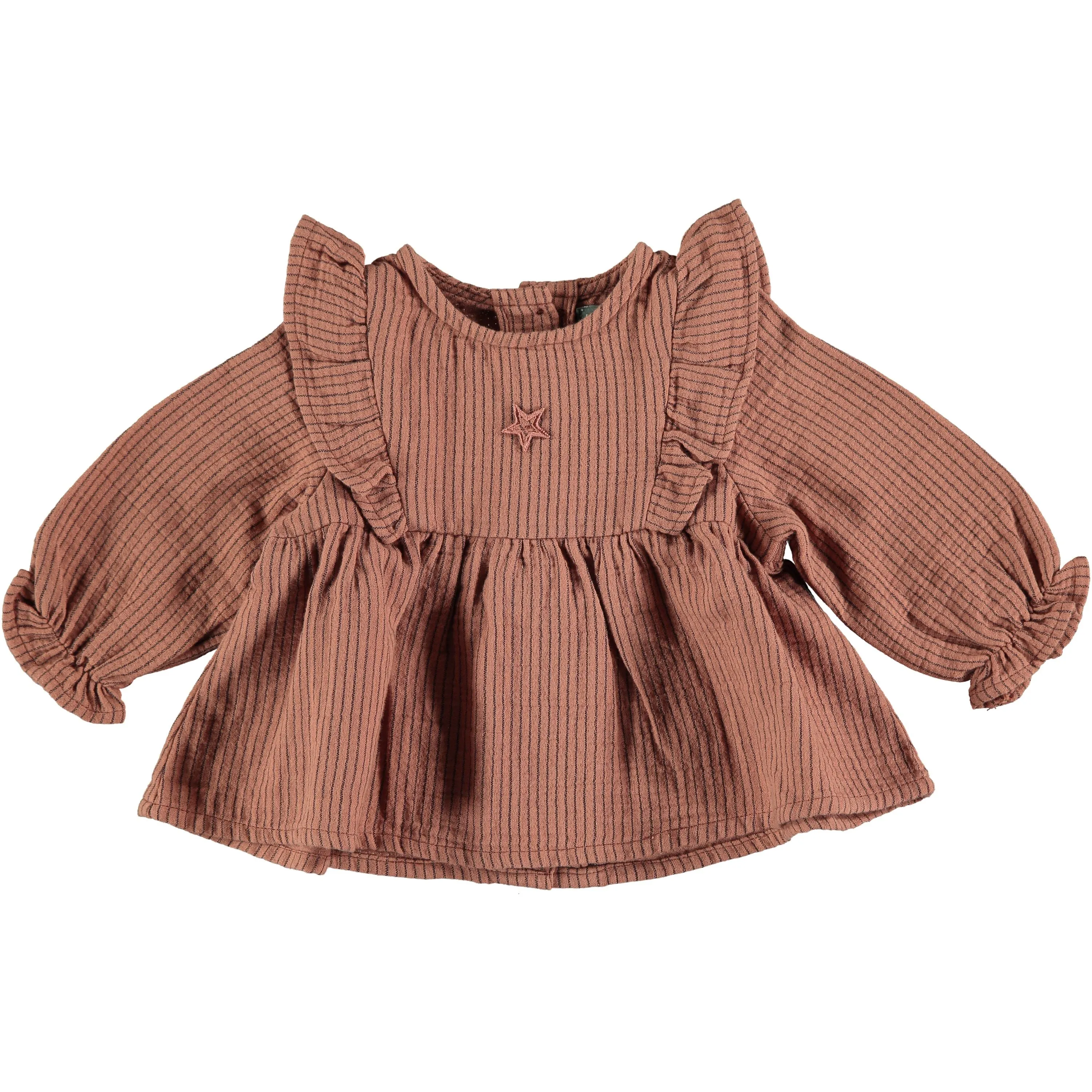 Tocoto Vintage Striped Blouse - Pink