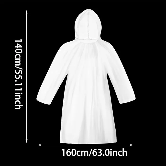 TONITTO 10 Disposable Rain Ponchos for Women & Emergency Waterproof Raincoats Men Adult Outdoor Recreation Camping Hiking Size Medium