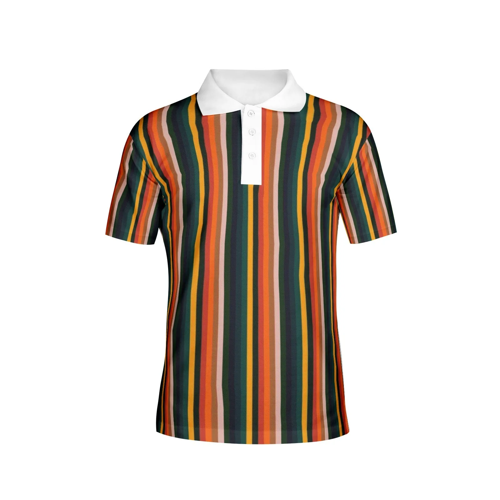 Vintage Striped Polo Shirts